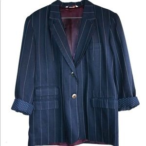 Vintage ESPRIT pin stripe blazer coat